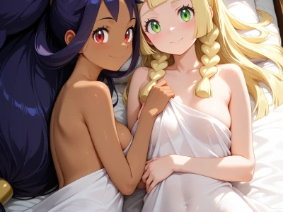 Iris x Lillie Yuri Sex | Pokémon