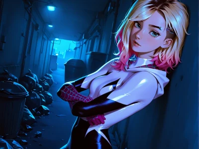 Commission Spider Gwen Sex by Hammiai