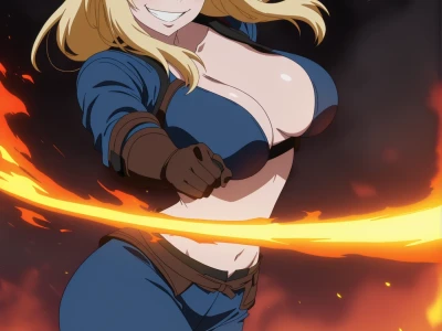 Amaterasu hentai | Fire Force parody Sex by Coug Hentai