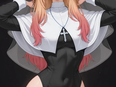 Marin Kitagawa nun Sex by Penguih AI Art